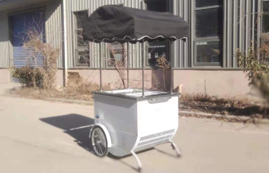 push cart freezer for ice cream gelato in portland